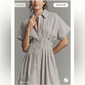 Anthropologie The Tobie Shirt
Dress by Exquise size M